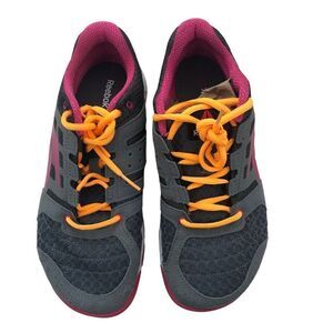 Reebok One Trainer Running Training Shoes V47116 Grey Pink Women Size 7.5